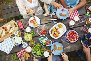Food on Picnic Table - Planning Safe Festivals -  Church Mutual